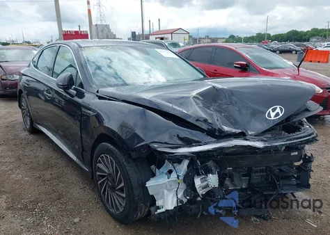 2025 Hyundai Sonata Hybrid Sel из США, поврежденный, VIN KMHL34JJ8SA104361